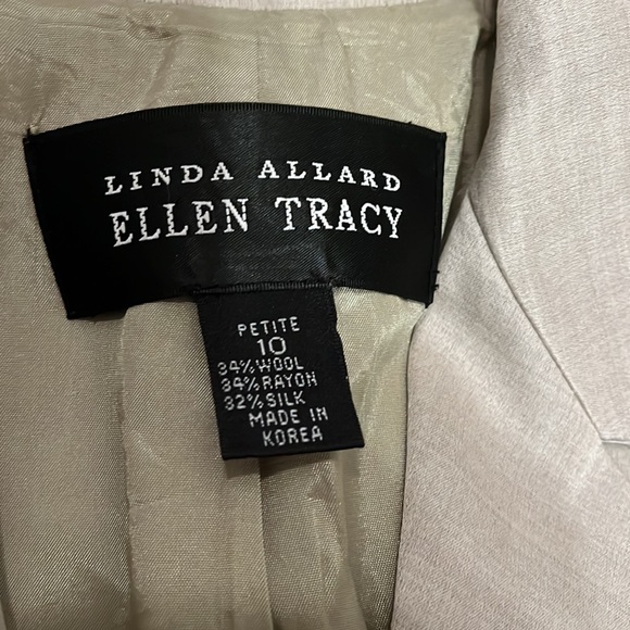 Ellen Tracy Linda Allard women’s wool silk blend vintage suit business evening - Picture 12 of 12
